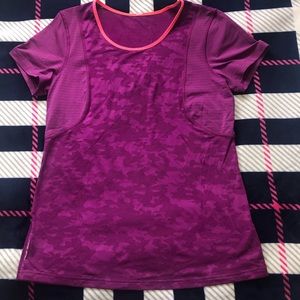 Lululemon purple camo t-shirt